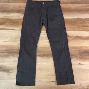 Levi's 513 Slim Fit Gray Jeans Stretch Denim Pants Mens W32 L30